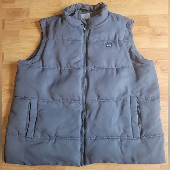 Bench Other - BENCH Gray Puffer Vest Outdoor fishing Utility Camping,  XL